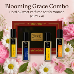 7teen Perfume Blooming Grace Combo – Floral & Sweet Perfume Set for Women (20ml x 4)