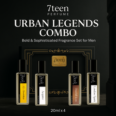 7teen Perfume Urban Legends Combo – Bold & Sophisticated Fragrance Set for Men (20ml x 4)