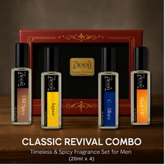 7teen Perfume Classic Revival Combo – Timeless & Spicy Fragrance Set for Men (20ml x 4)