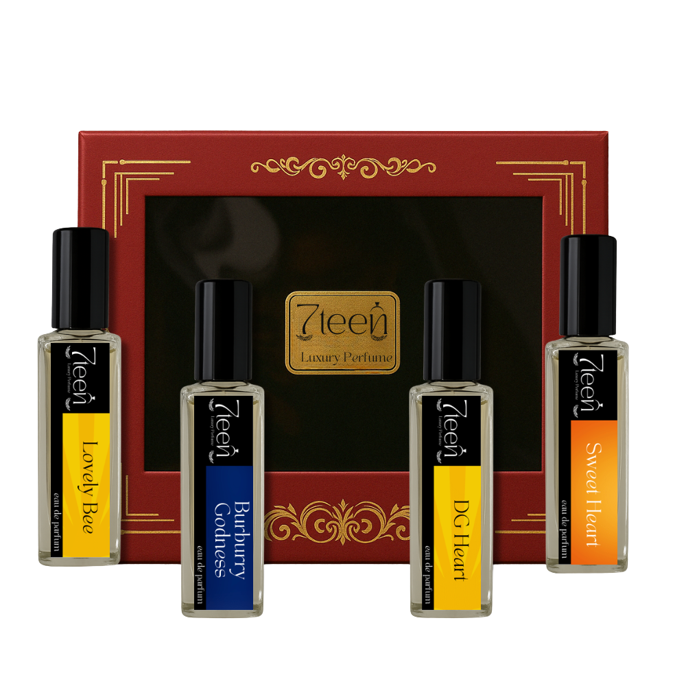 7teen Perfume Blooming Grace Combo – Floral & Sweet Perfume Set for Women (20ml x 4)